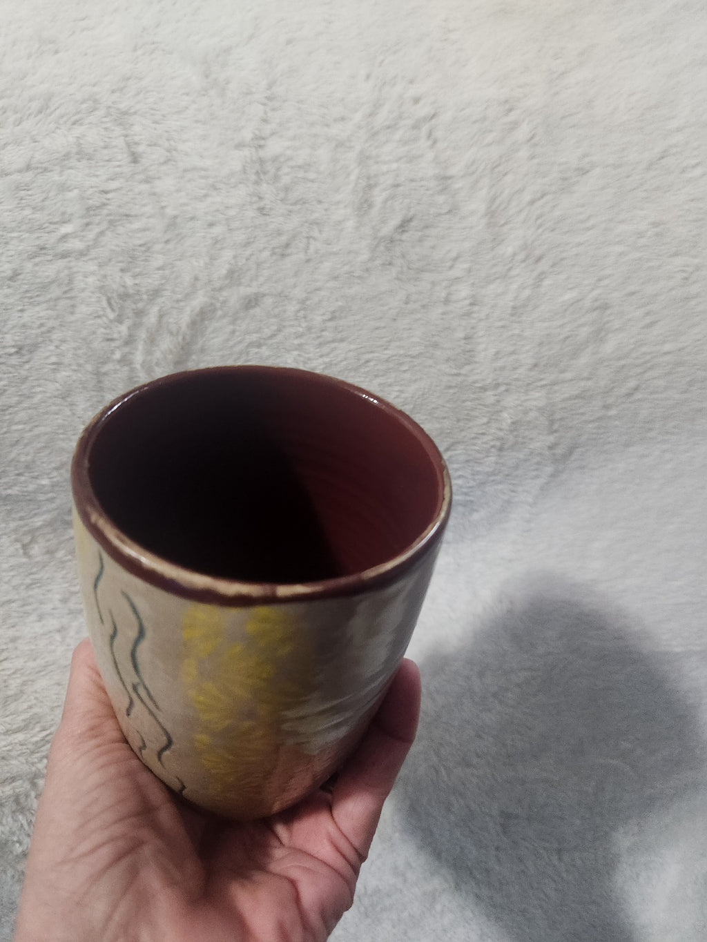 Flower and geo mug