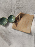 Platter with dipping dishes