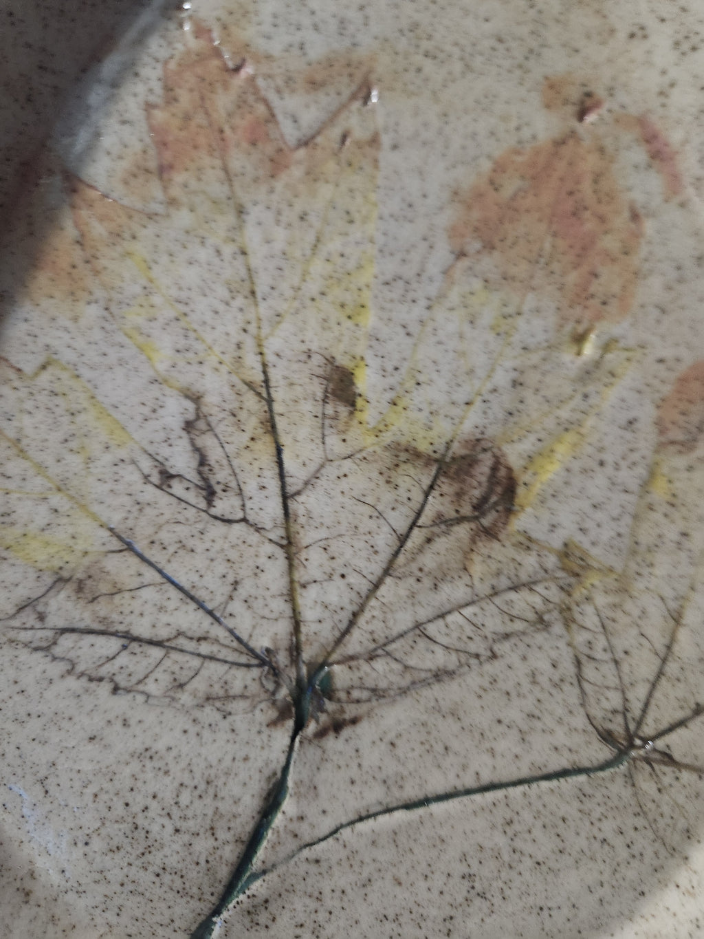 Maple leaf plate