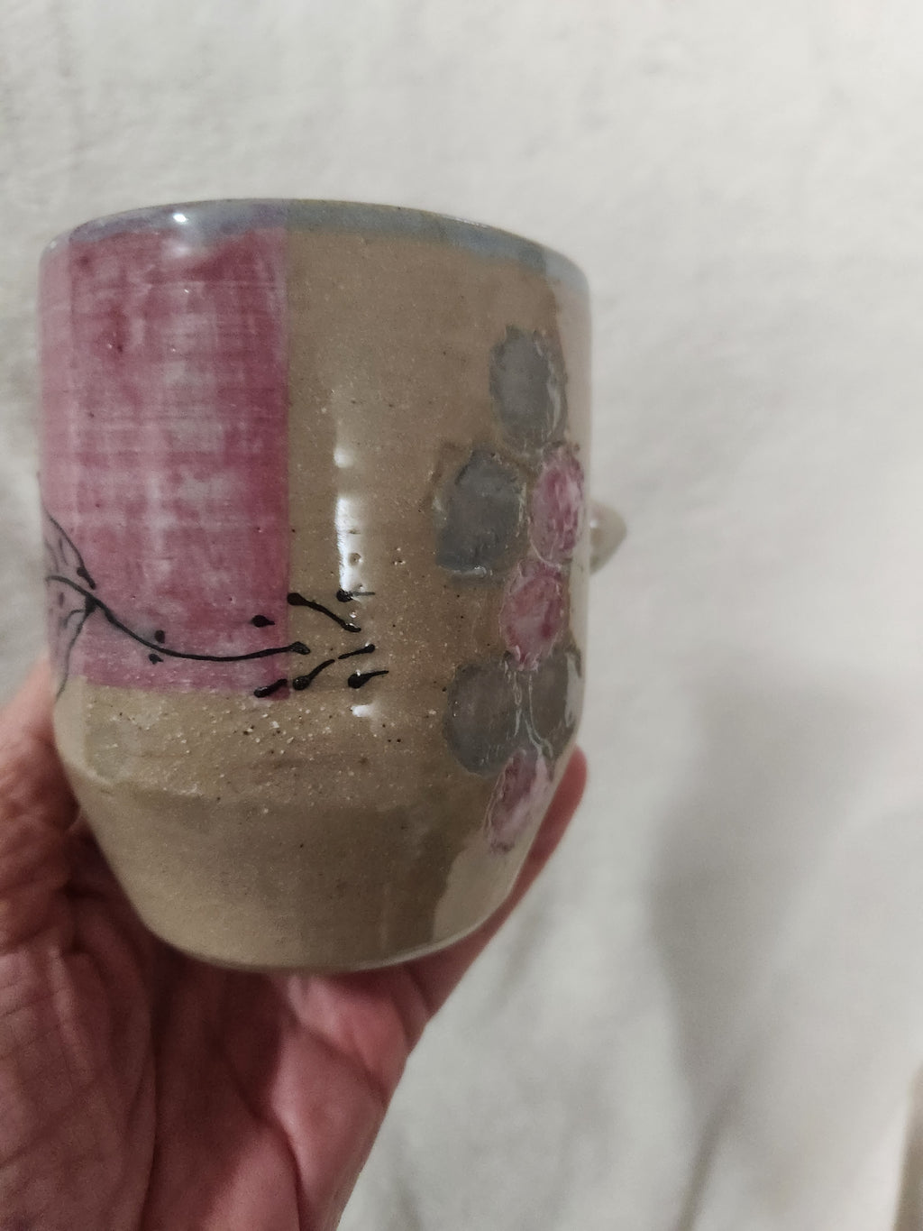 Nub handled mug