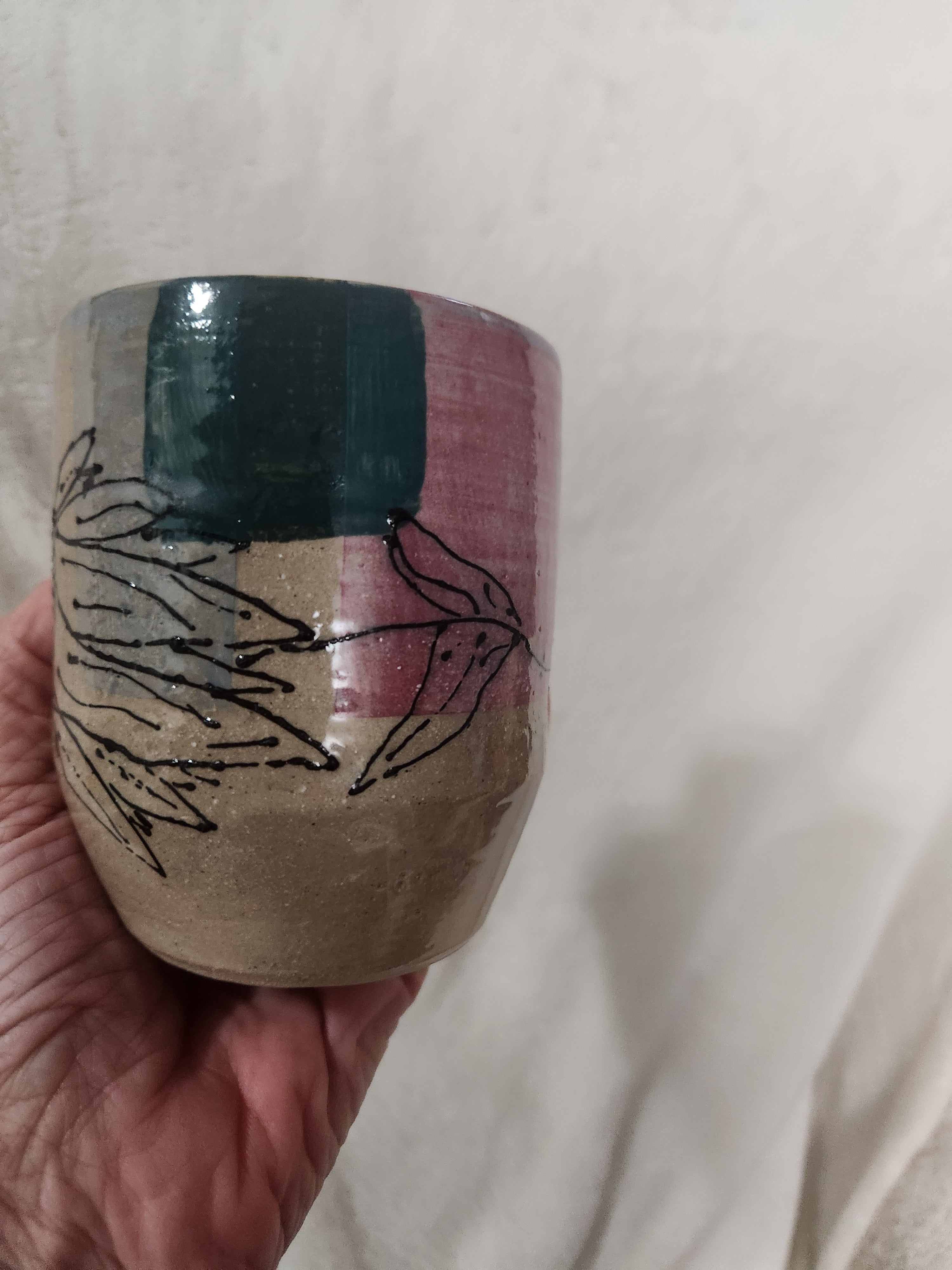 Nub handled mug