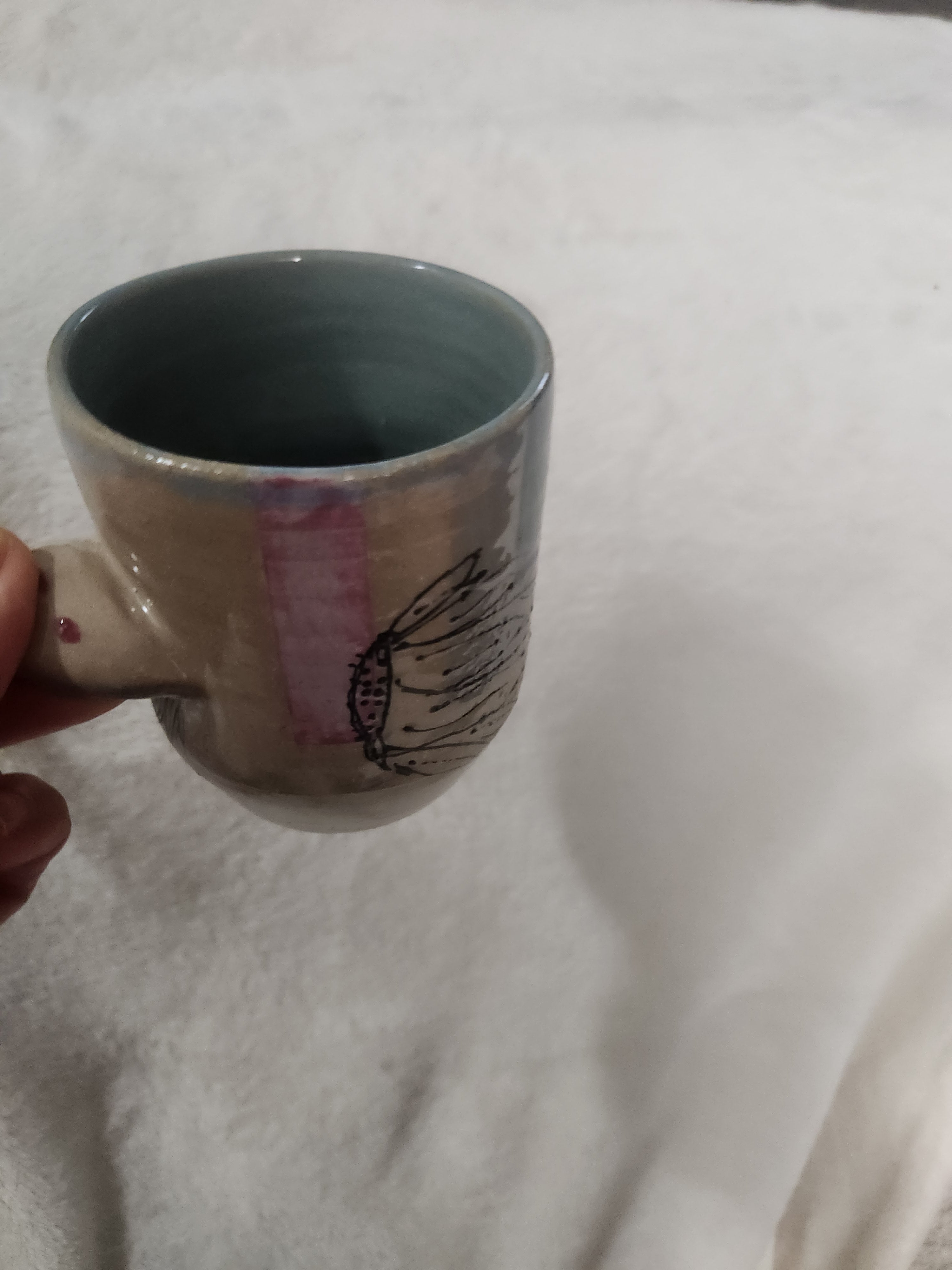 Nub handled mug