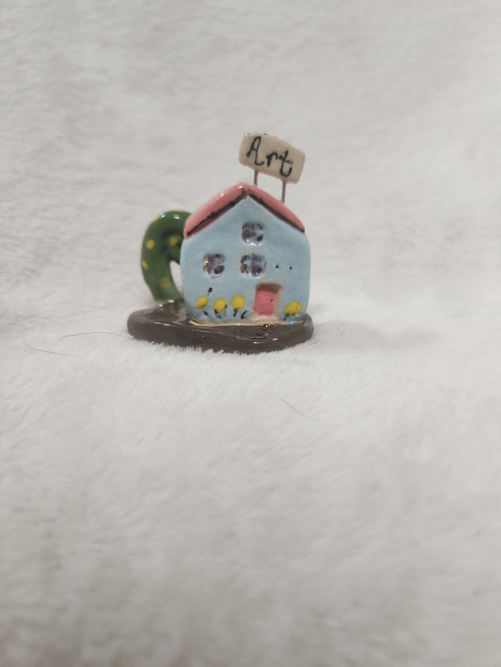 Mini house-art studio with trees