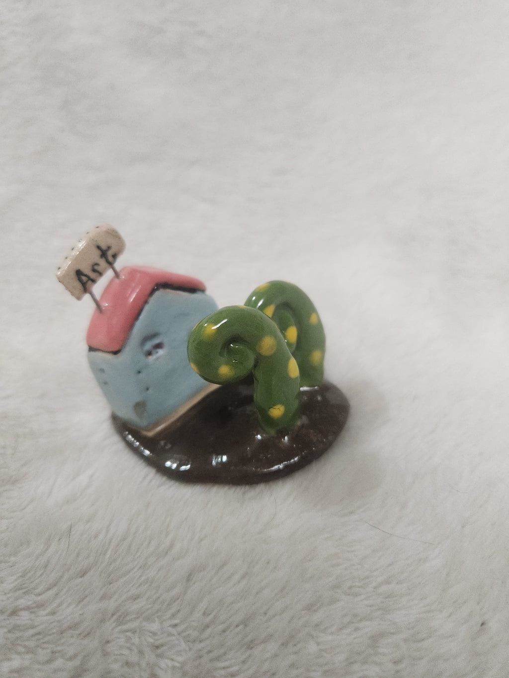 Mini house-art studio with trees