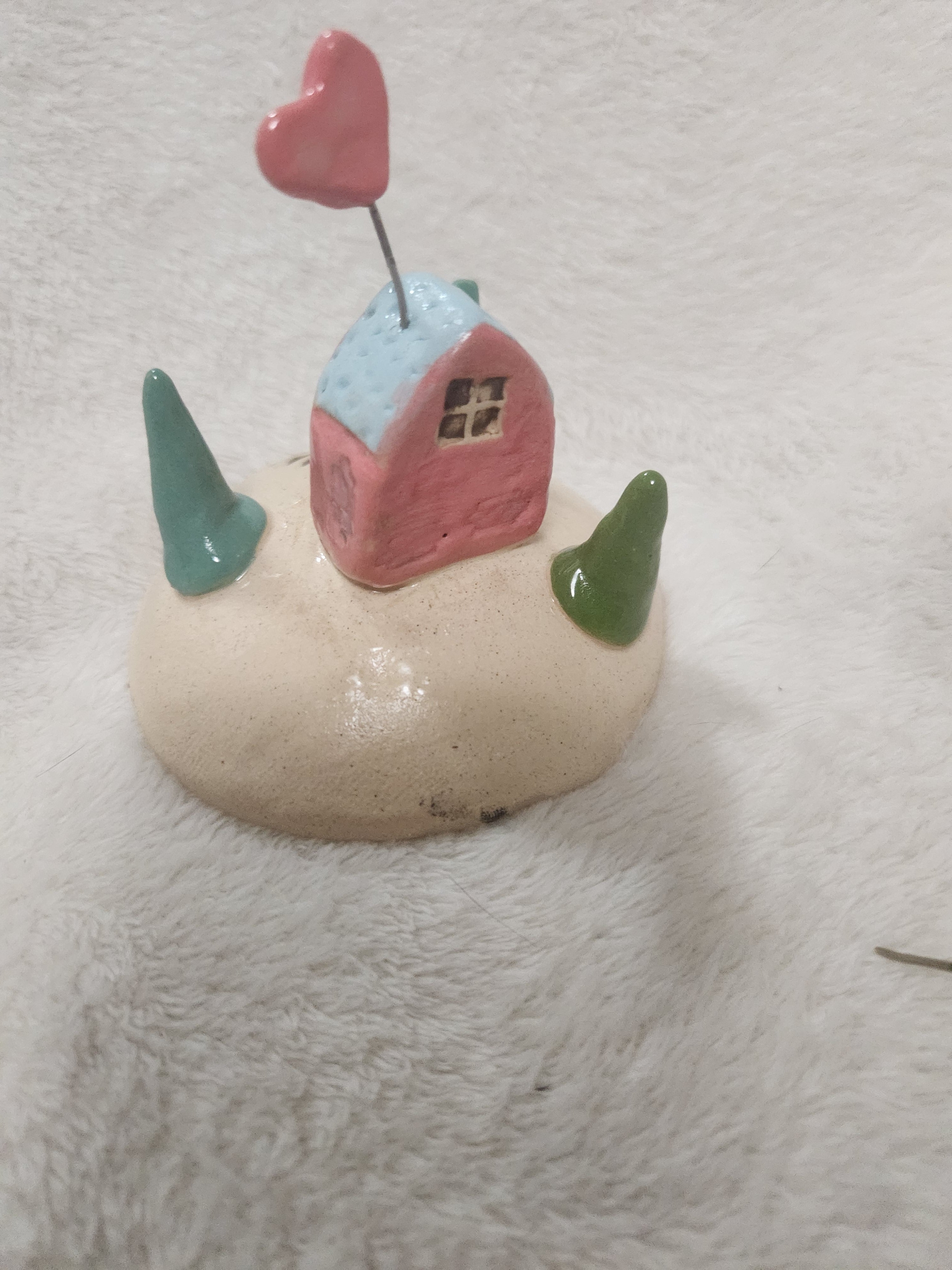 Mini house with trees