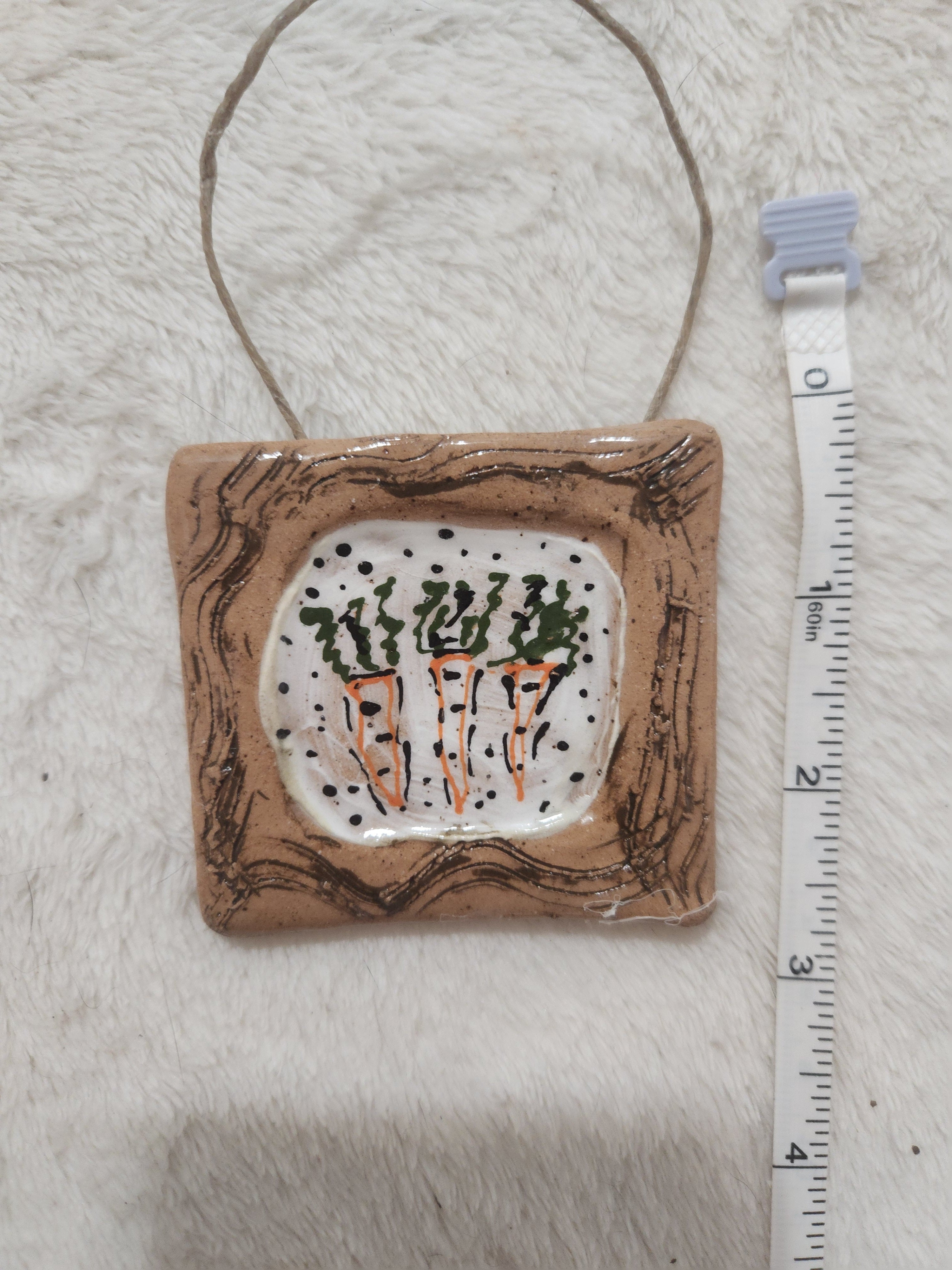 Mini framed carrots