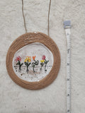 Mini frame with flowers