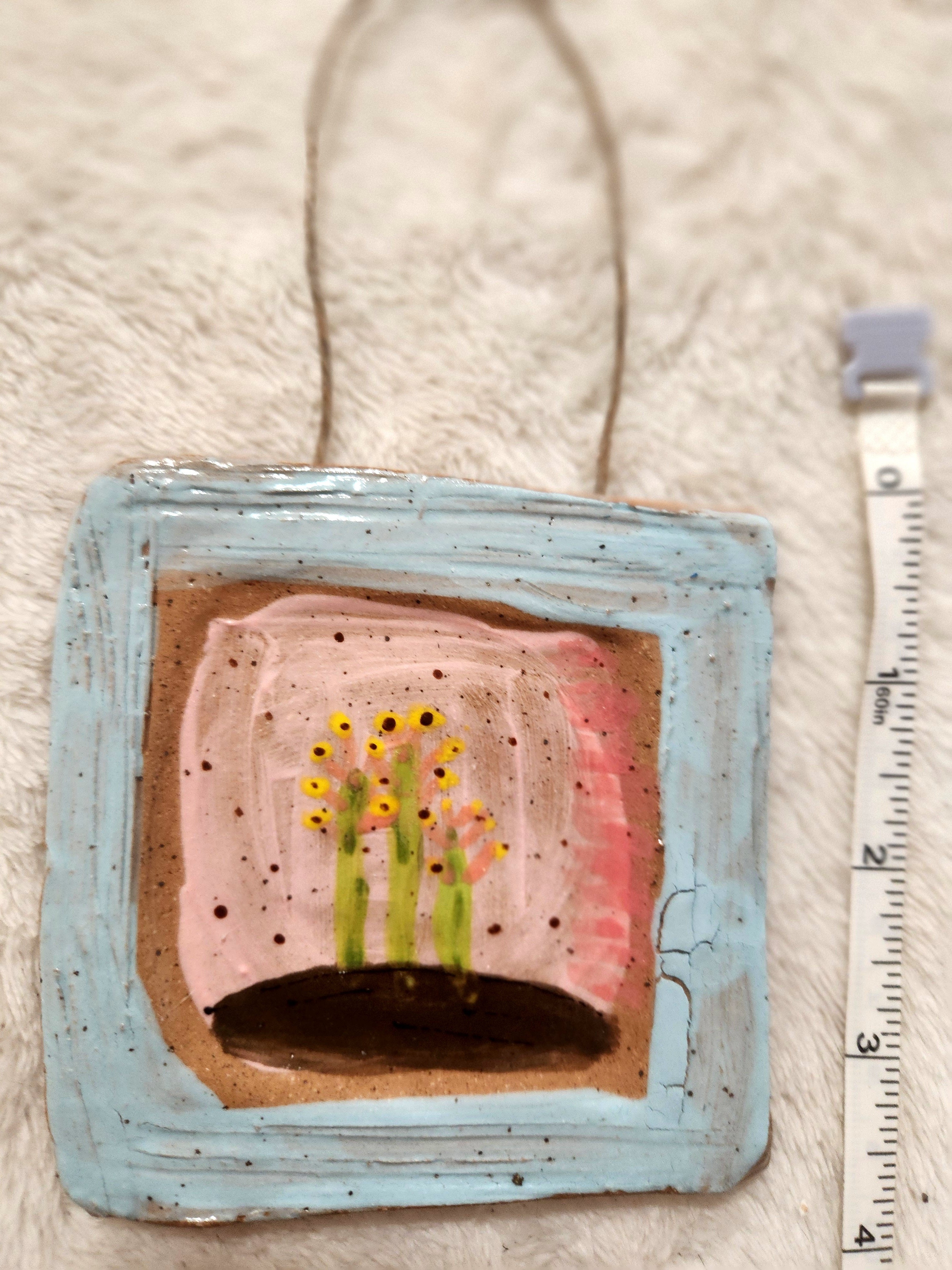 Mini frame with flowers