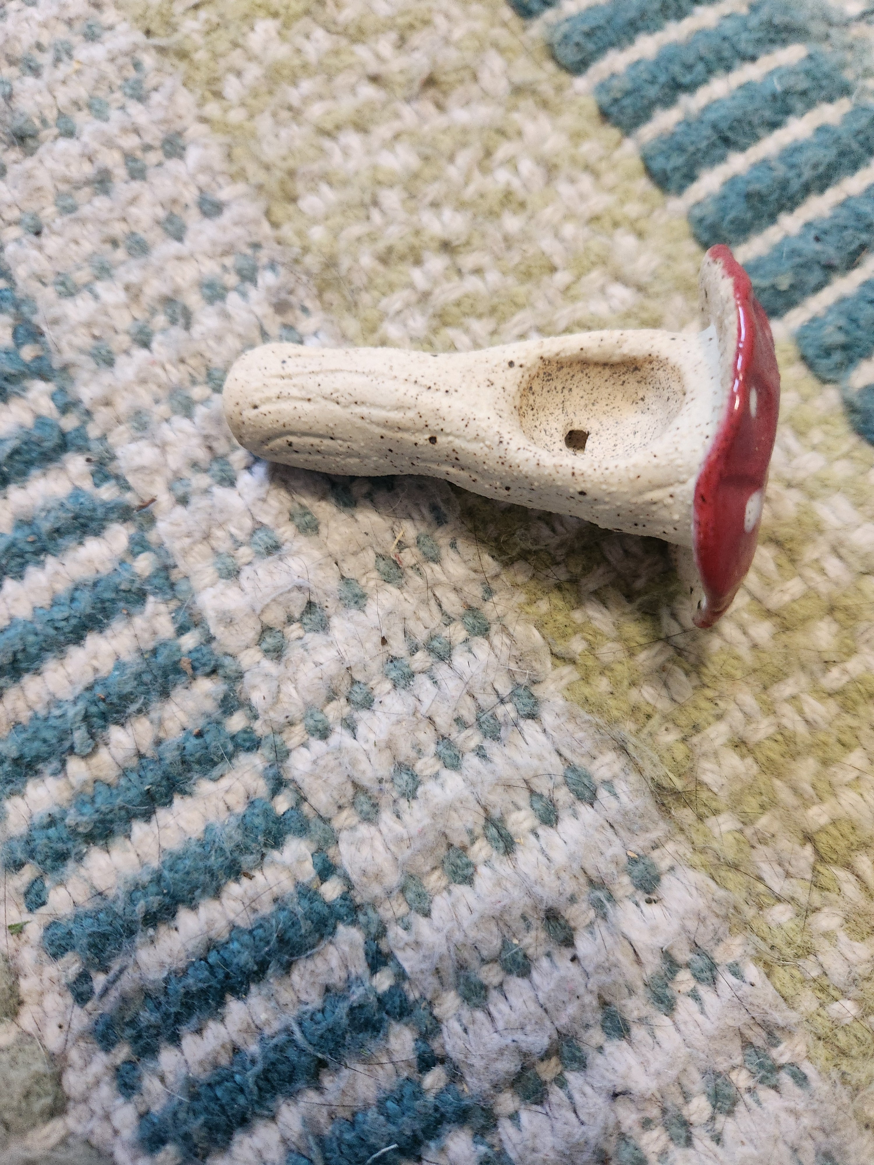 Pipe-Amanita mushroom pipe