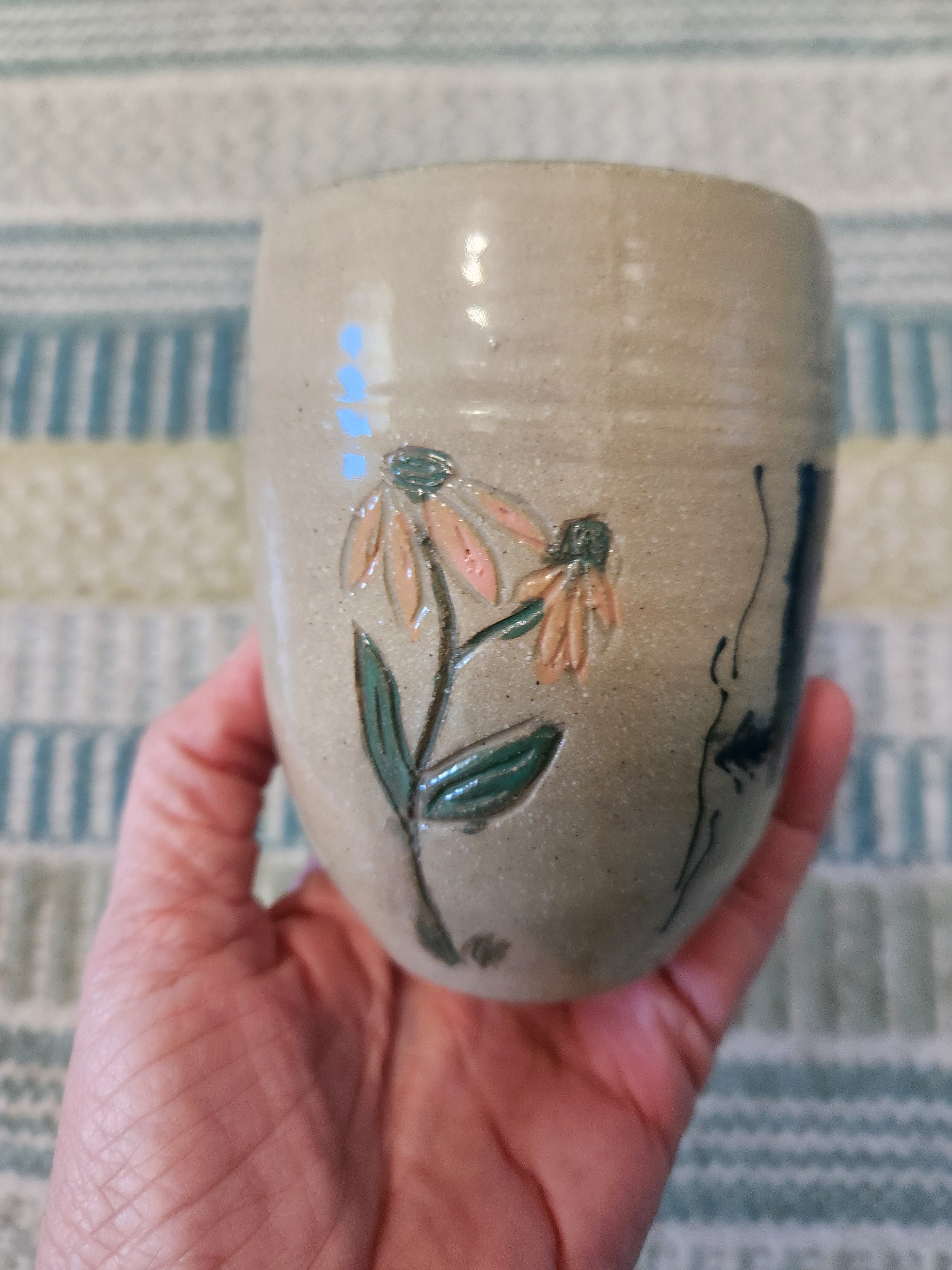 flower geo mug